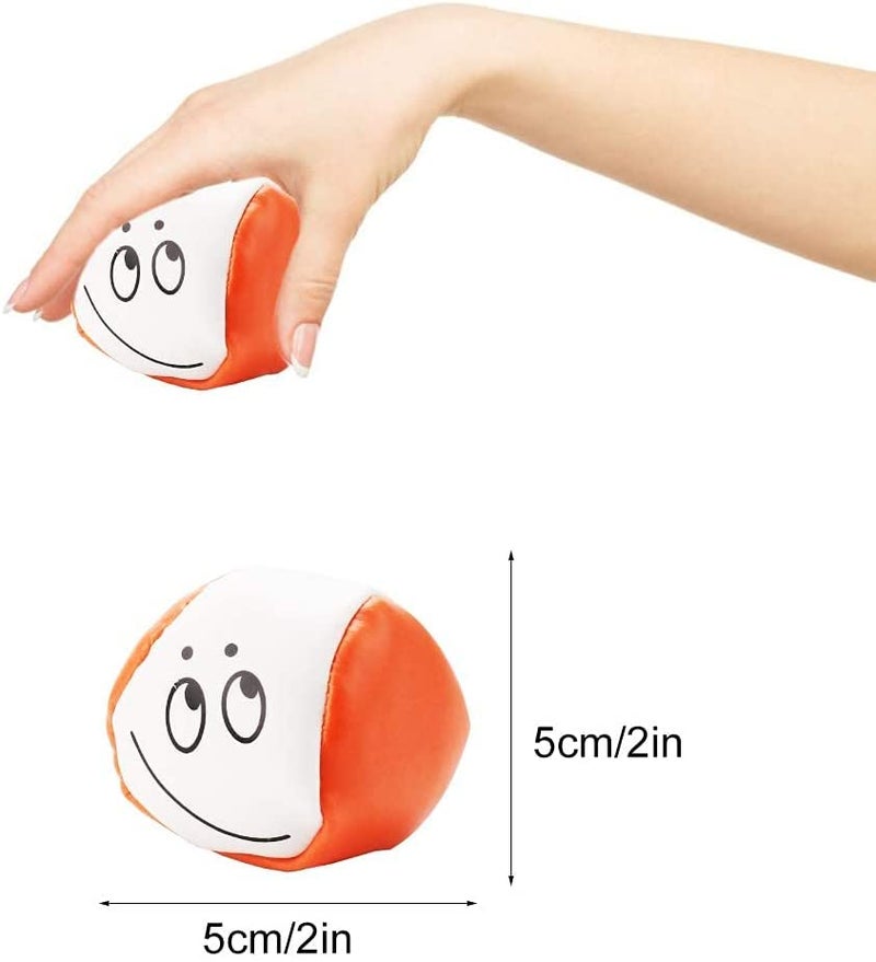 B bangcool 15PCS Kids Juggling Ball Interactive Cartoon Expression Play Ball Juggle Ball for Juggling Games Party Favors - Image 5